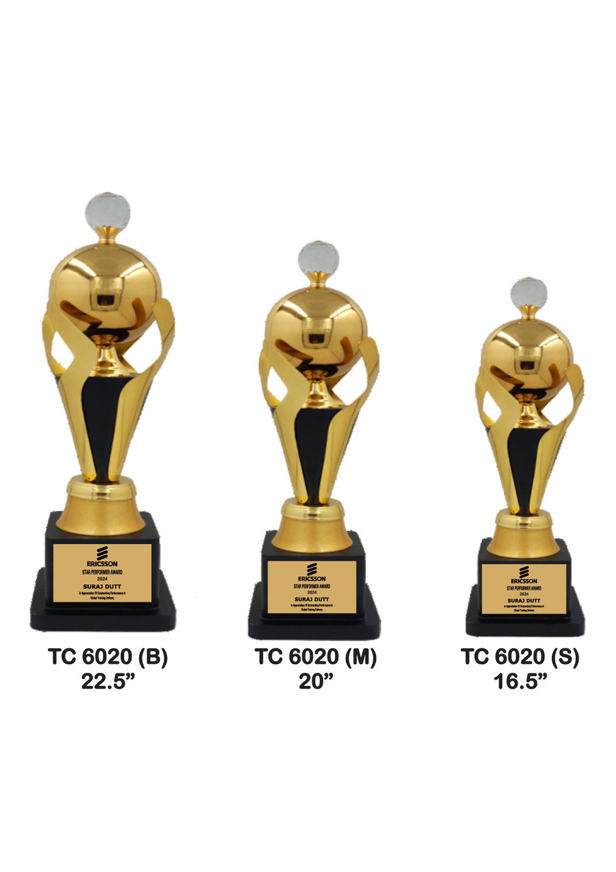 Metal Trophy Supplier in Banglore