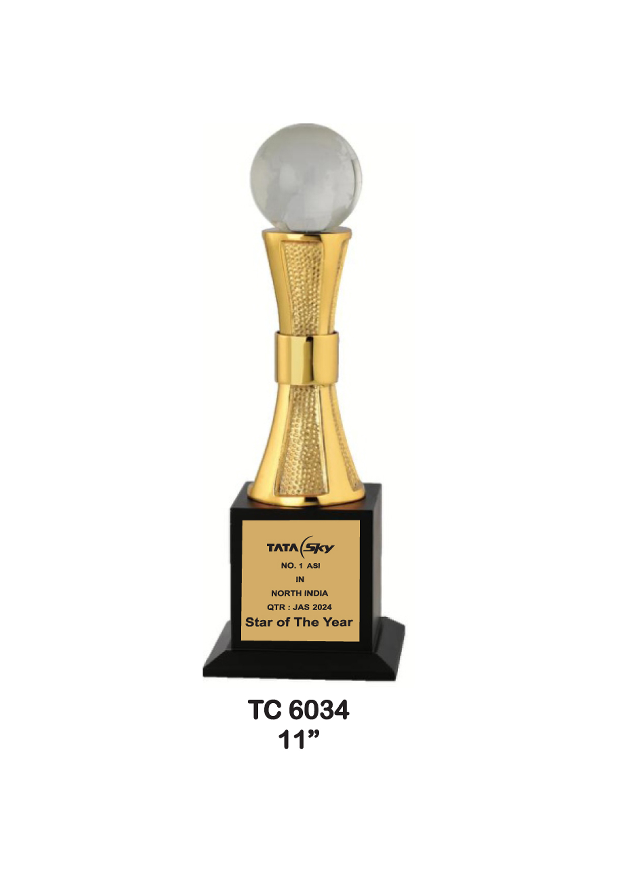 Metal Trophy for Exhibitions in India