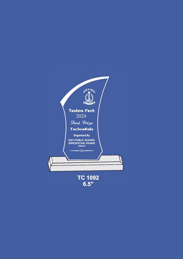 Acrylic Trophies maker for corporates in Mumbai  