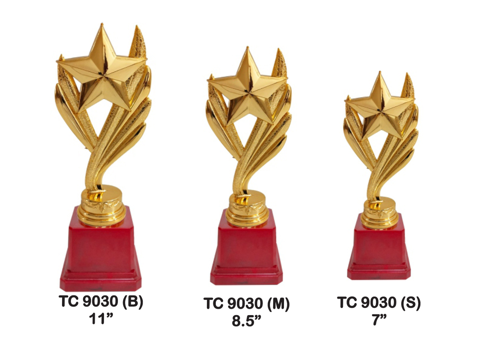 Flag Trophies with Red Base for sports day in Jaipur