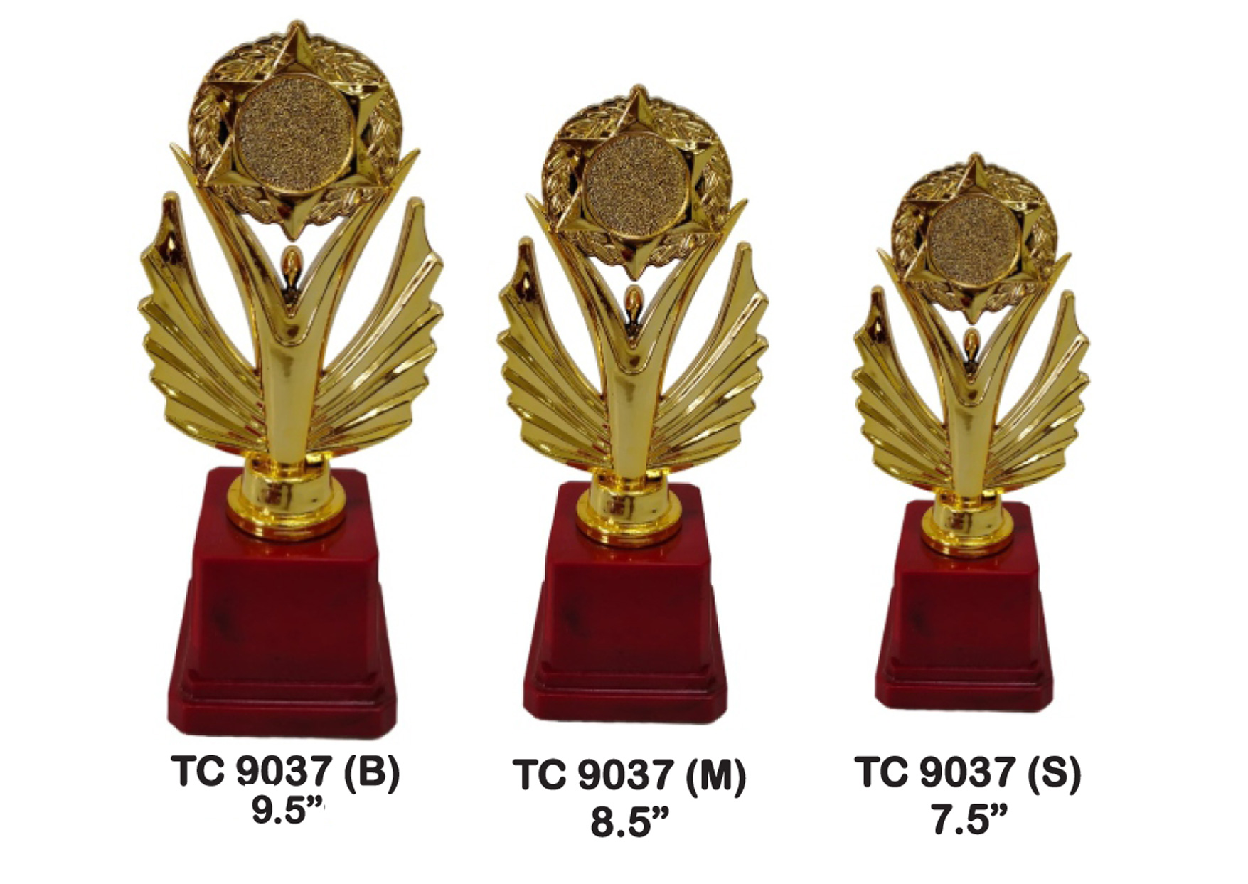 Flag Trophies with Red Base for sports day in Kolkata