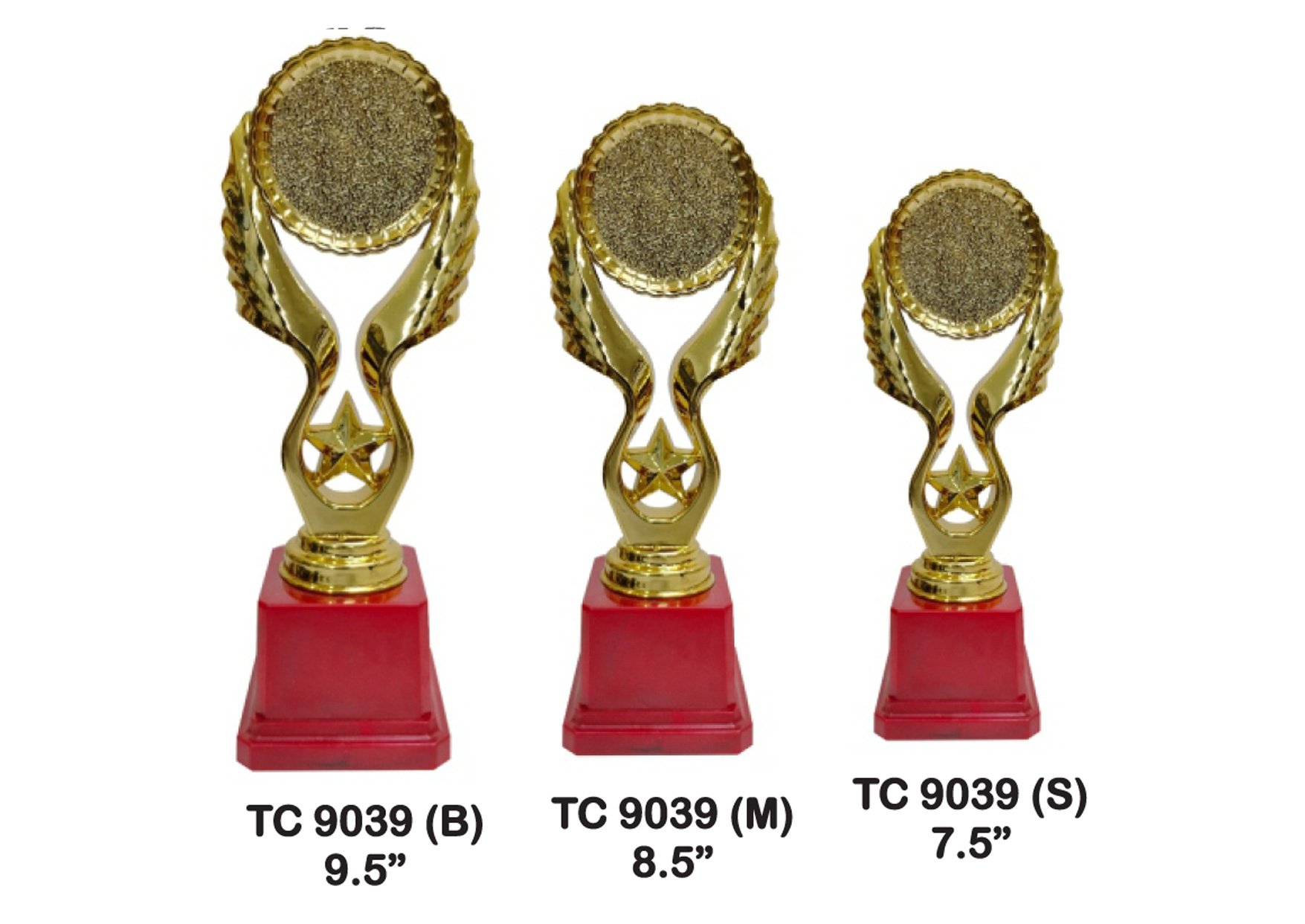 Flag Trophies with Red Base for sports day in hyderabad