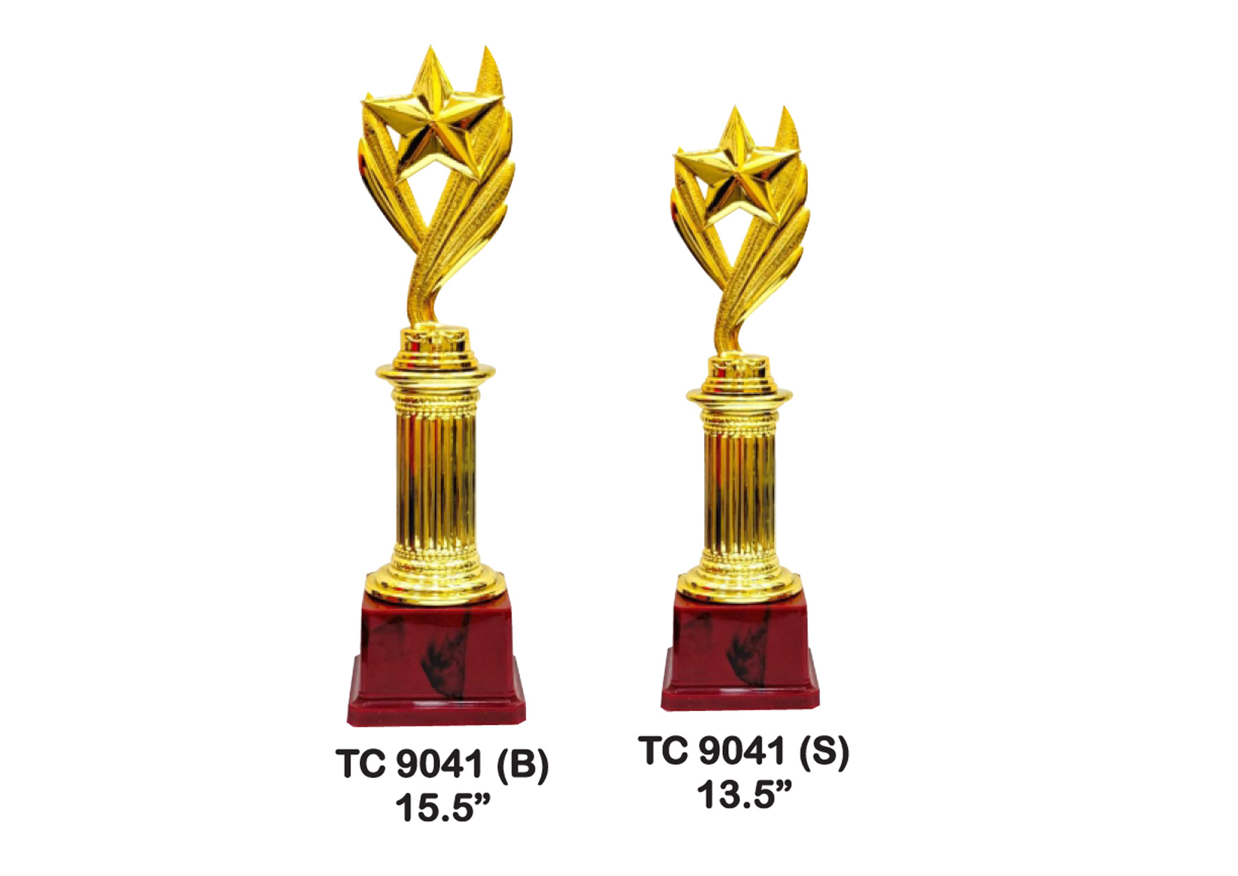 Flag Trophies with Red Base for sports day in Mumbai