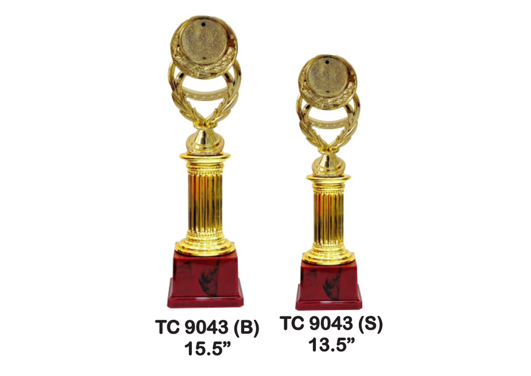 Flag Trophies with Red Base for Schools in Mumbai