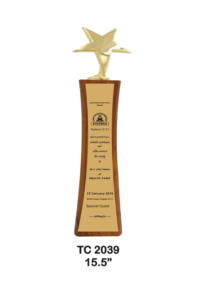 Wooden trophy Maker in Mumbai