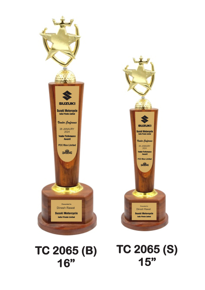 Wooden trophy Manufacture in Gurugram